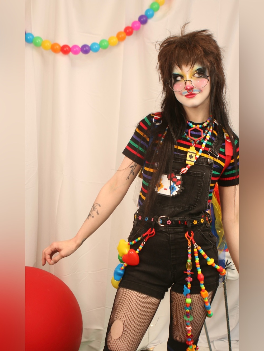 Clown Hello Kitty Necklace - Picture 4 of 9